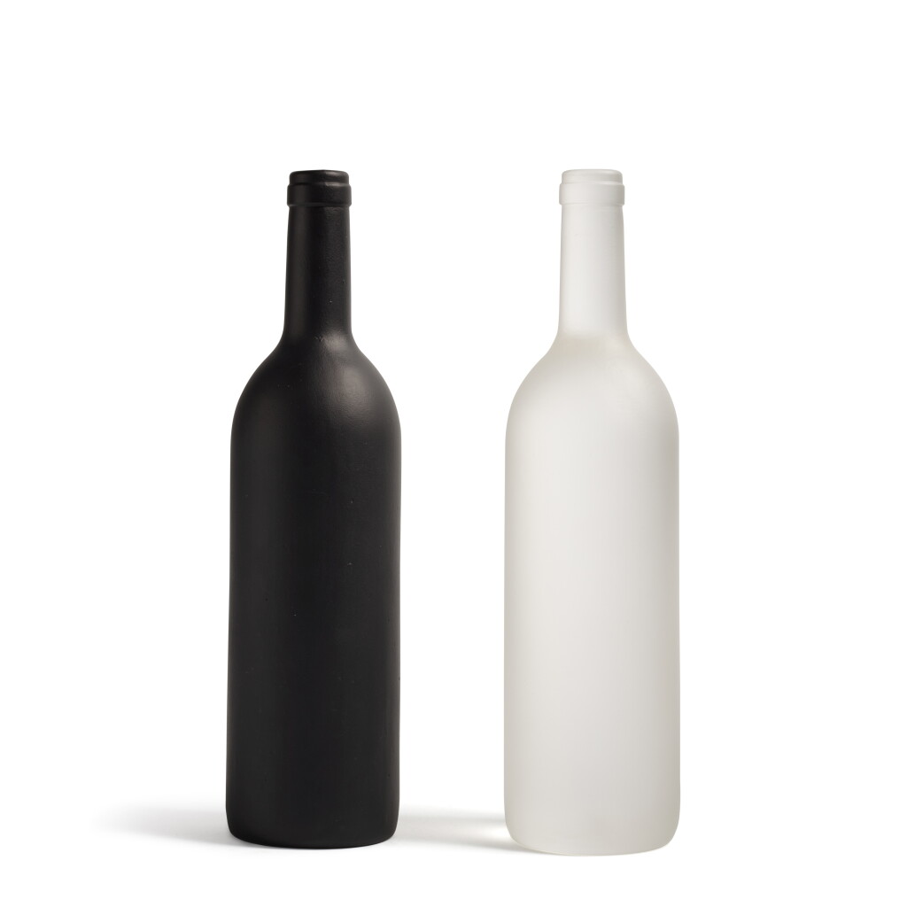View full screen - View 1 of Lot 195. Black and White Bottles.