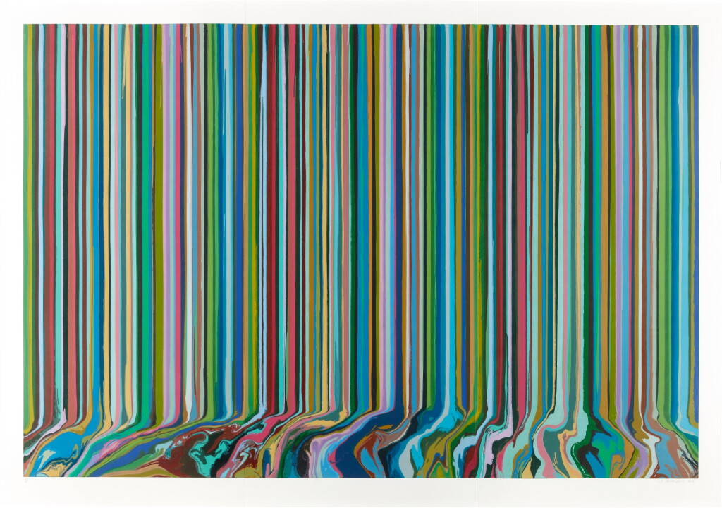 View full screen - View 1 of Lot 151. Poured Triptych Etching: Ambassadors (after Holbein).