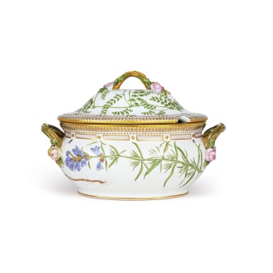 View full screen - View 1 of Lot 403. A Royal Copenhagen 'Flora Danica' Soup Tureen and Cover, Modern.