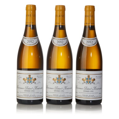 View full screen - View 1 of Lot 448. Bienvenues Bâtard Montrachet 2012 Domaine Leflaive (3 BT).