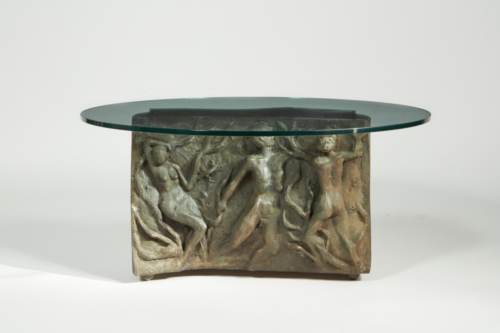 View full screen - View 1 of Lot 133. Philip and Kelvin Laverne, "Oracle of Delphi" Table.