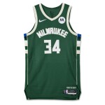 Giannis Antetokounmpo Milwaukee Bucks 2023-2024 Kia NBA Tip-Off Game Worn Home Jersey
