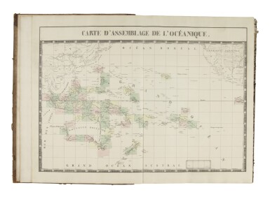 View full screen - View 1 of Lot 186. VANDERMAELEN, PHILIPE | Atlas Universel De Geographie Physique, Politique, Statistique et Mineralogique Sur L'echelle De 1/1641836 Ou D'une Ligne Par 1900 Toises. Brussels: 1827.