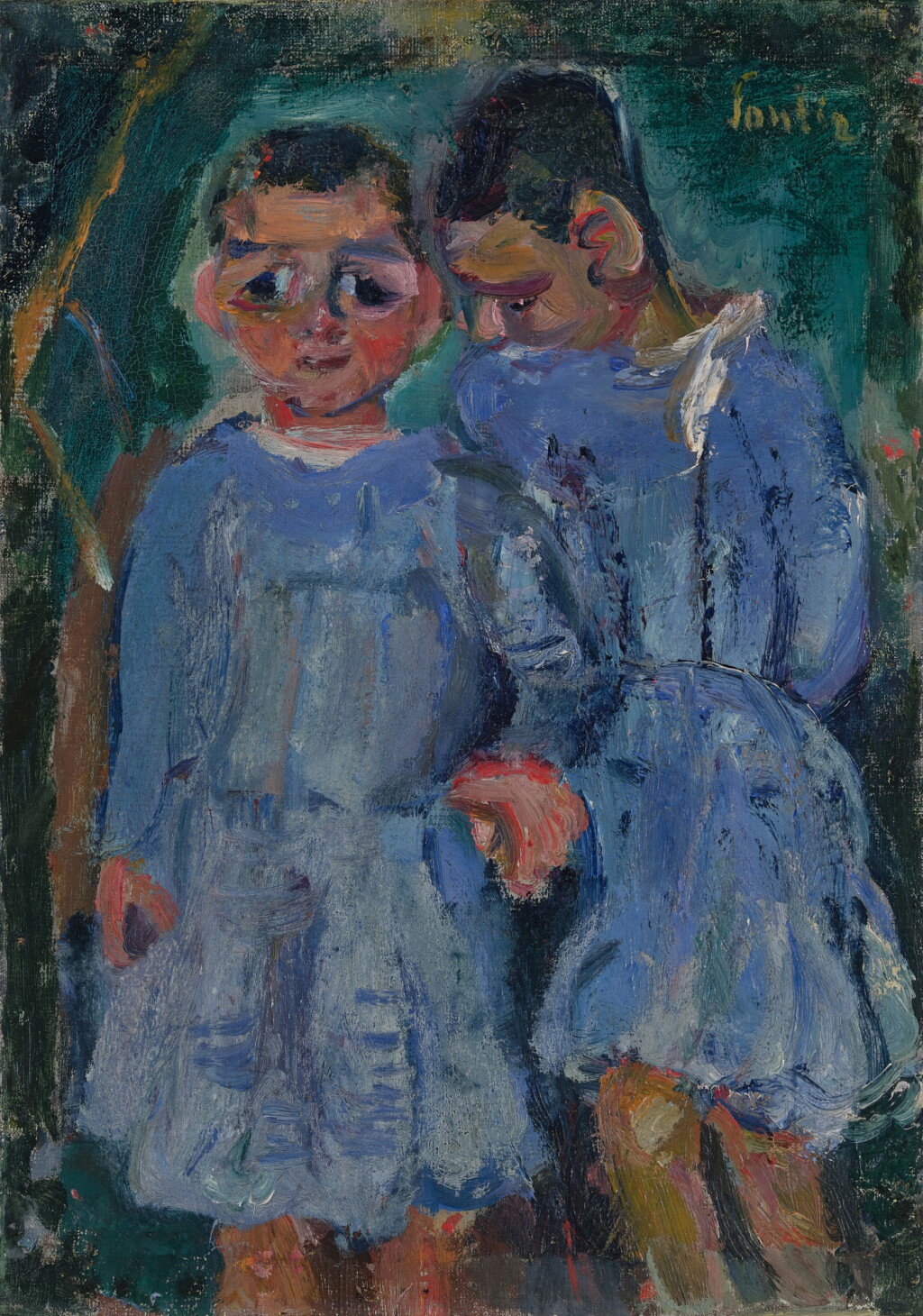 View full screen - View 1 of Lot 231. Deux enfants.