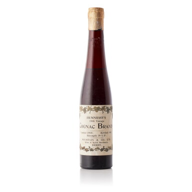 View full screen - View 1 of Lot 6509. Hennessy Vintage Cognac Strength 39 up 1908 (1 BT35).