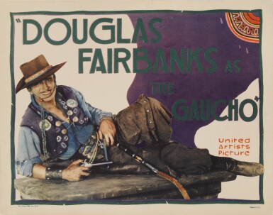 View full screen - View 1 of Lot 44. THE GAUCHO (1927) TITLE CARD, US.
