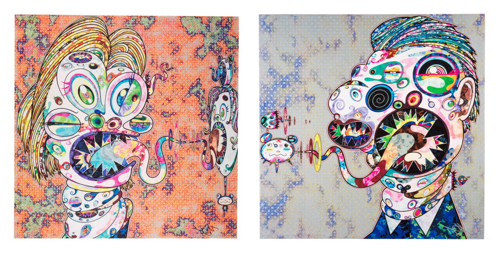 View full screen - View 1 of Lot 48. Homage to Francis Bacon (Study for Head of Isabel Rawsthorne and George Dyer) (Two Works).