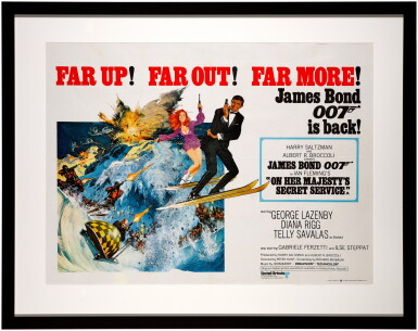 View full screen - View 1 of Lot 172. On Her Majesty’s Secret Service (1969), Poster, British .