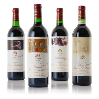 View full screen - View 1 of Lot 5463. Château Mouton Rothschild 1990 (12 BT).