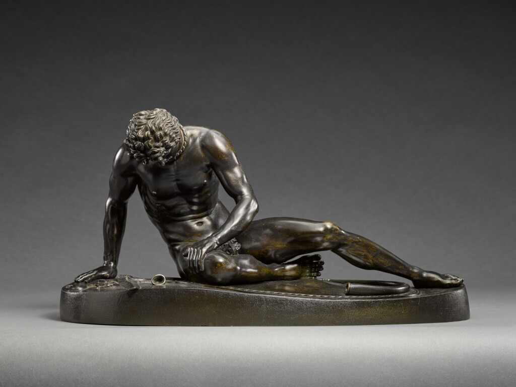 View full screen - View 1 of Lot 85. Possibly Giuseppe Caputi (active 1813-1833) | Italian, Rome, circa 1820 | After the Antique | The Dying Gaul.