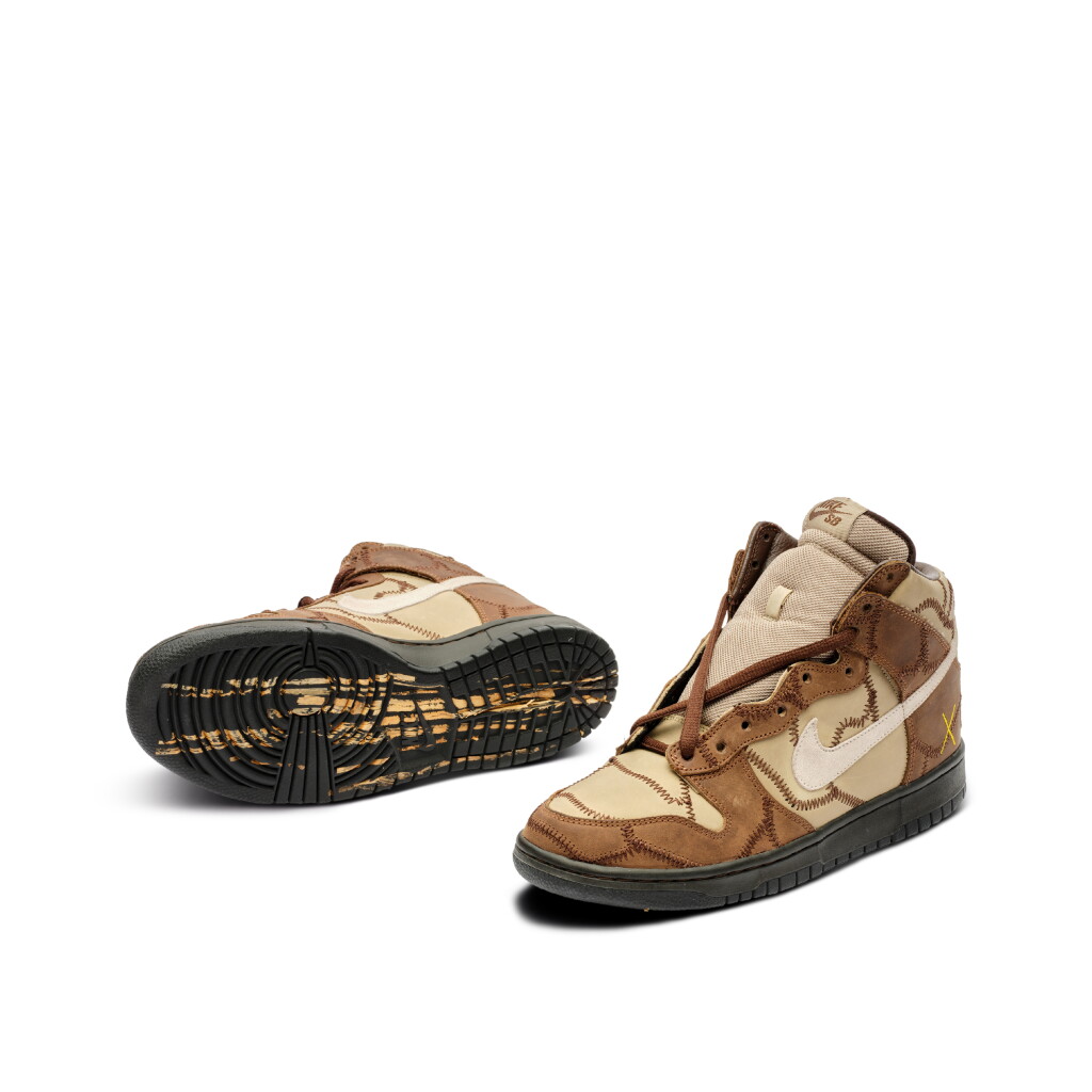 View full screen - View 1 of Lot 12. Nike SB Dunk High Pro ‘Don Quixote’ Sample | Size 9.
