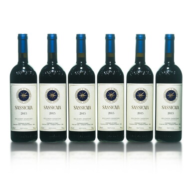 View full screen - View 1 of Lot 367. Sassicaia 2015 (6 BT).