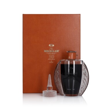 View full screen - View 1 of Lot 2. The Macallan 50 Year Old in Lalique, Six Pillars, First Edition 46.0 abv NV (1 BT 75cl).