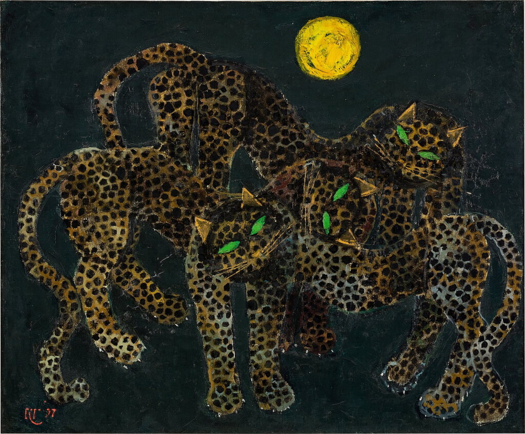 全螢幕檢視 - 查看546Popo Iskandar 博波·伊斯康達 | Three Leopards and the Moon 三豹和月亮的1