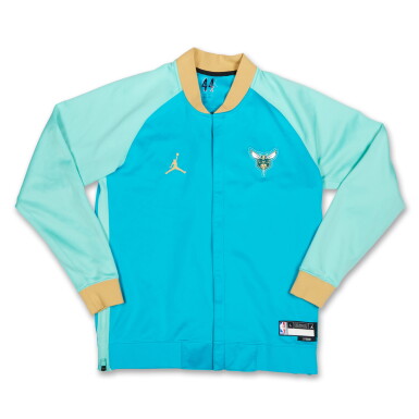 View full screen - View 1 of Lot 271. Frank Ntilikina Charlotte Hornets 2023-2024 City Edition Warmup Set.
