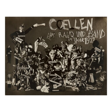 View full screen - View 1 of Lot 68. AUGUST SANDER | COELLEN AUS RAND UND BAND EM JAHR 1929 (COLOGNE GOES WILD IN THE YEAR 1929).