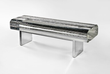 View full screen - View 1 of Lot 105. "Water Block" Bench.