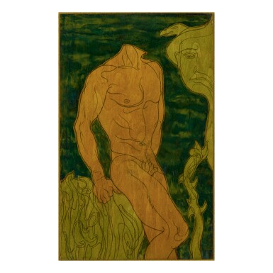 View full screen - View 1 of Lot 39. AUSTIN OSMAN SPARE | HEADLESS FIGURE STUDY.