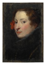 Sold Without Reserve | ATTRIBUTED TO SIR ANTHONY VAN DYCK | PORTRAIT OF MARCHESA ELENA GRIMALDI CATTANEO, BUST LENGTH, A STUDY