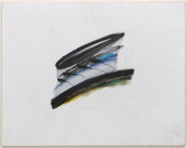 View full screen - View 1 of Lot 46. Gli alberi 1. 2. 3. 4. sul crinale P - P'.