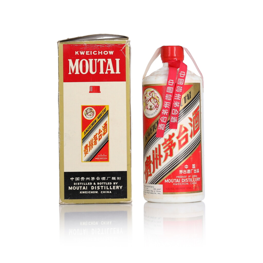 View full screen - View 1 of Lot 84. 1980 年代"大飛天"貴州茅台酒Kweichow Flying Fairy Moutai 1980's (1 BT 54cl).