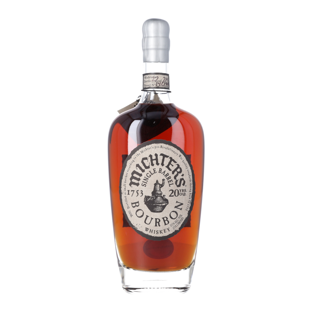 View full screen - View 1 of Lot 480. Michter's Single Barrel Bourbon 20 Year Old 114.2 proof NV (1 BT75).