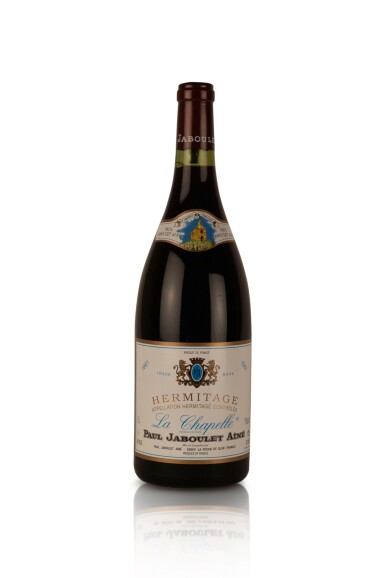 View full screen - View 1 of Lot 20. Hermitage, La Chapelle 1961 Paul Jaboulet Aîné (1 MAG).