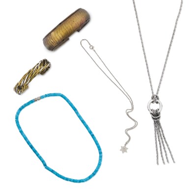 View full screen - View 1 of Lot 298. Freddie Mercury's costume jewellery, 1980s.