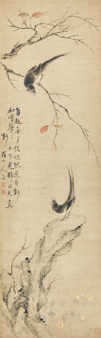 View full screen - View 1 of Lot 2582. Hua Yan 1682-1762 華喦 | Flowers and Birds 花鳥.