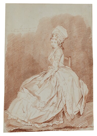 View full screen - View 1 of Lot 65. Portrait of a Seated Lady: Marianne Franmery.