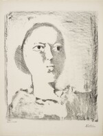 PABLO PICASSO | TÊTE DE FEMME DE TROIS-QUARTS (B. 730; M. 232)