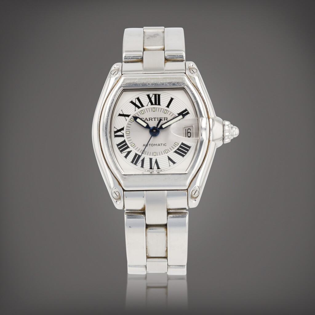 View full screen - View 1 of Lot 159. Roadster, reference 2510 Montre bracelet en acier avec date | Stainless steel wristwatch with date Vers 2002 | Circa 2002.