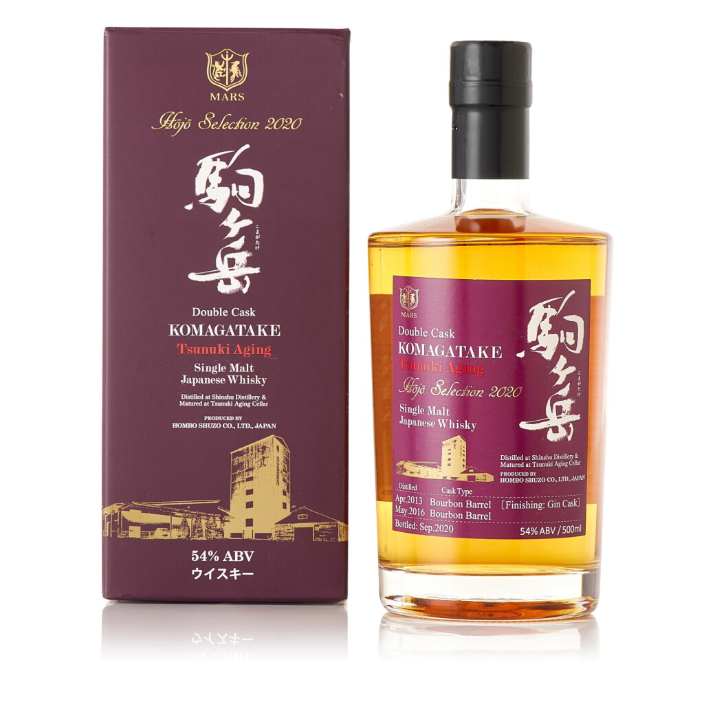 View full screen - View 1 of Lot 9248. 駒ヶ岳 Mars Komagatake Double Cask Tsunuki Aging 54.0 abv NV (1 BT50).