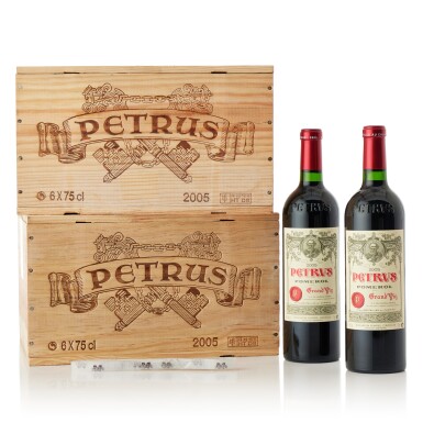 View full screen - View 1 of Lot 7147. Petrus 2005 (12 BT).