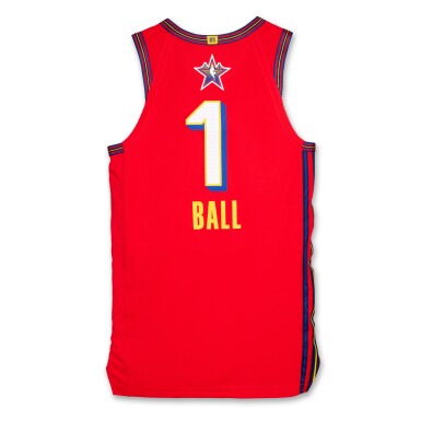 View full screen - View 1 of Lot 68. Lamelo Ball ‘NBA All-Star’ Prototype Jersey.