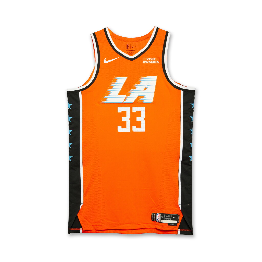 View full screen - View 1 of Lot 94. Nicolas Batum Los Angeles Clippers 2025-2026 Game Worn City Edition Jersey .