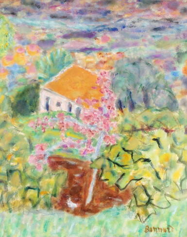 View full screen - View 1 of Lot 21. PIERRE BONNARD | MAISON DU PEINTRE AU CANNET (TABLEAU PEINT AU CANNET SPÉCIALEMENT POUR MME WINDING-RENOIR) .