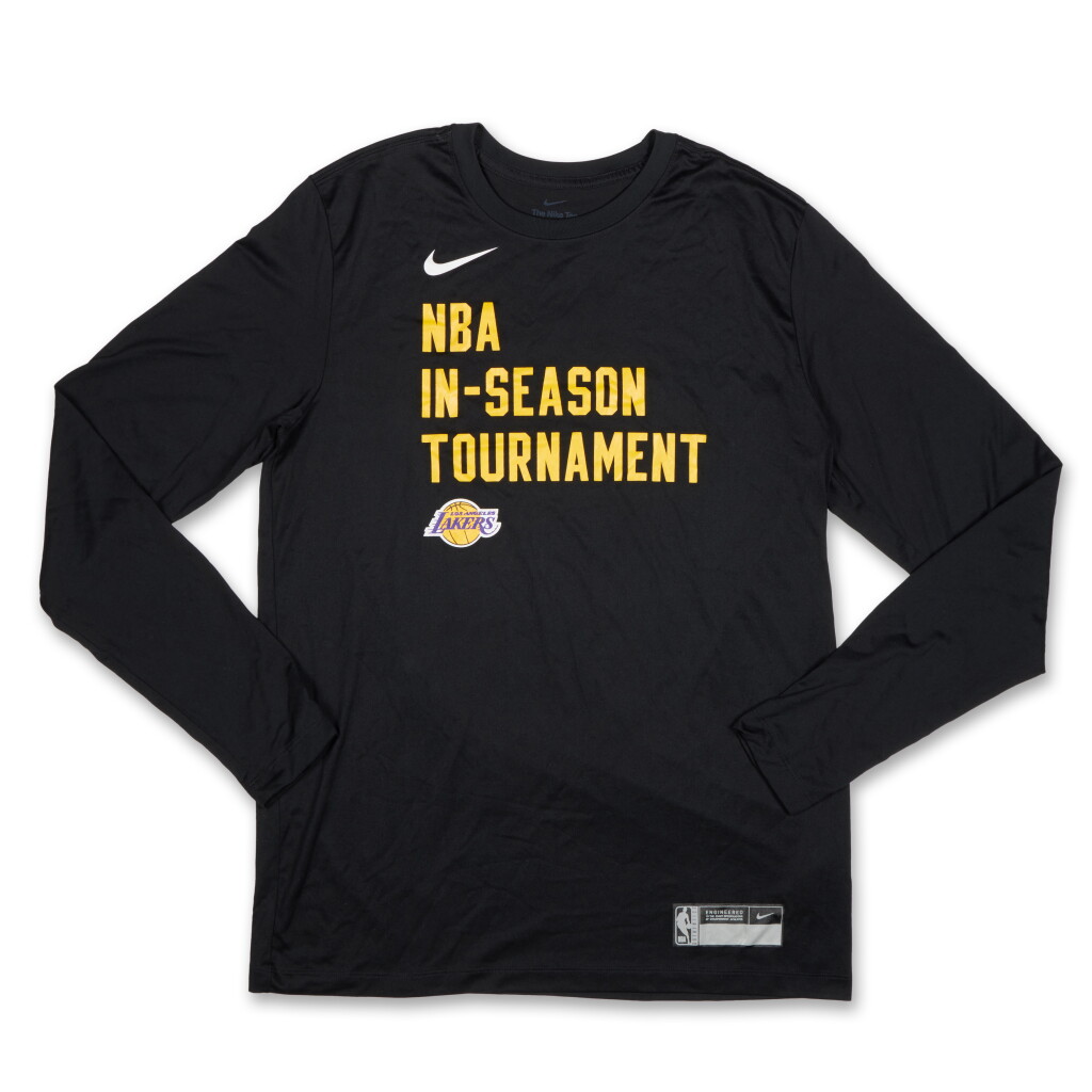 View full screen - View 1 of Lot 61. Taurean Prince Los Angeles Lakers 2023-24 In-Season Tournament Quarterfinals City Edition Warmup Top.