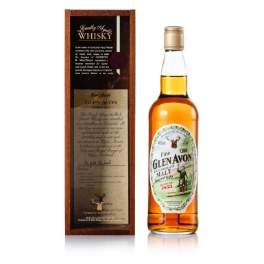 View full screen - View 1 of Lot 129. Glen Avon Gordon & MacPhail 40.0 abv 1953 (1 BT 70cl).