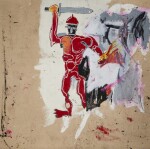 Jean-Michel Basquiat 尚・米榭・巴斯基亞 | Untitled (Red Warrior) 無題(紅戰士)