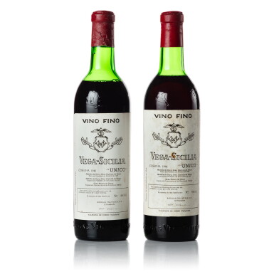 View full screen - View 1 of Lot 328. Vega Sicilia 'Unico' 1941 (2 BT).