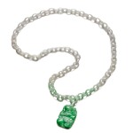 Carved Jadeite Pendant Necklace | 天然翡翠雕「瑞獸」吊墜項鏈