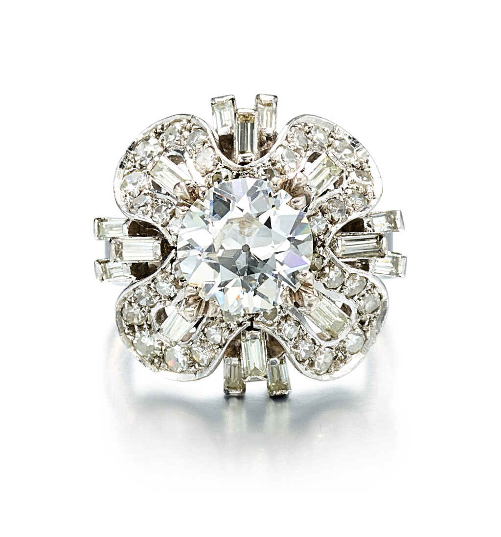 View full screen - View 1 of Lot 9181. DIAMOND RING | 1.56卡拉 圓形 G色 VS2淨度 鑽石 戒指.