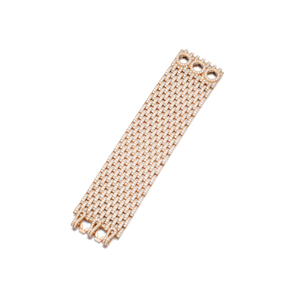 View full screen - View 1 of Lot 708. Diamond 'Agrafe' Bracelet.