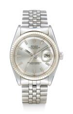 ROLEX | DATEJUST, REFERENCE 1601, A STAINLESS STEEL WRISTWATCH WITH DATE AND BRACELET, CIRCA 1971