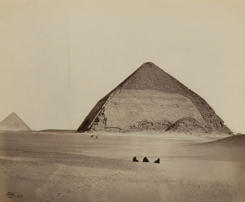 View full screen - View 1 of Lot 61. 'The Pyramids of Dahshoor from the South West'.