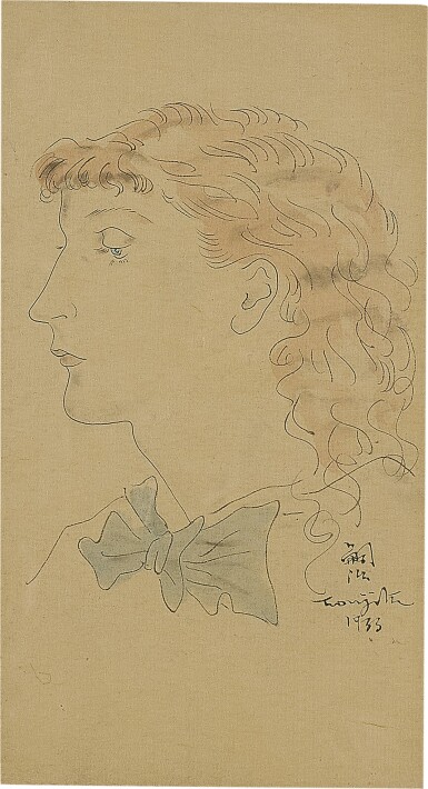 View full screen - View 1 of Lot 50. Madeleine, à la cravate nouée.