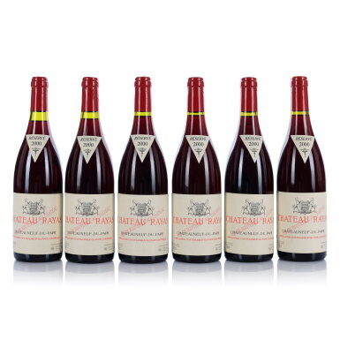 View full screen - View 1 of Lot 570. Châteauneuf du Pape, Rouge 2000 Château Rayas (1 BT).