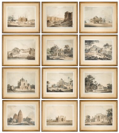 View full screen - View 1 of Lot 7. A set of twelve aquatint views of India by Thomas Daniell, R.A. (1749-1840), 1795-97.
