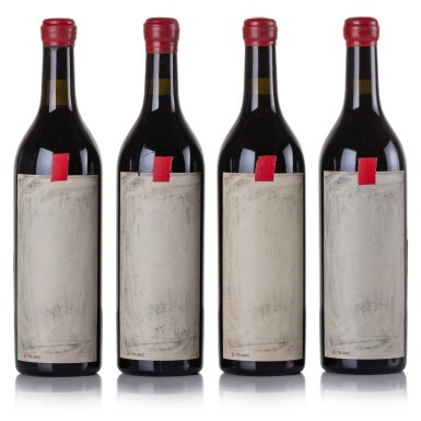 View full screen - View 1 of Lot 262. Sine Qua Non, E-raised, Syrah 1998 (4 BT).